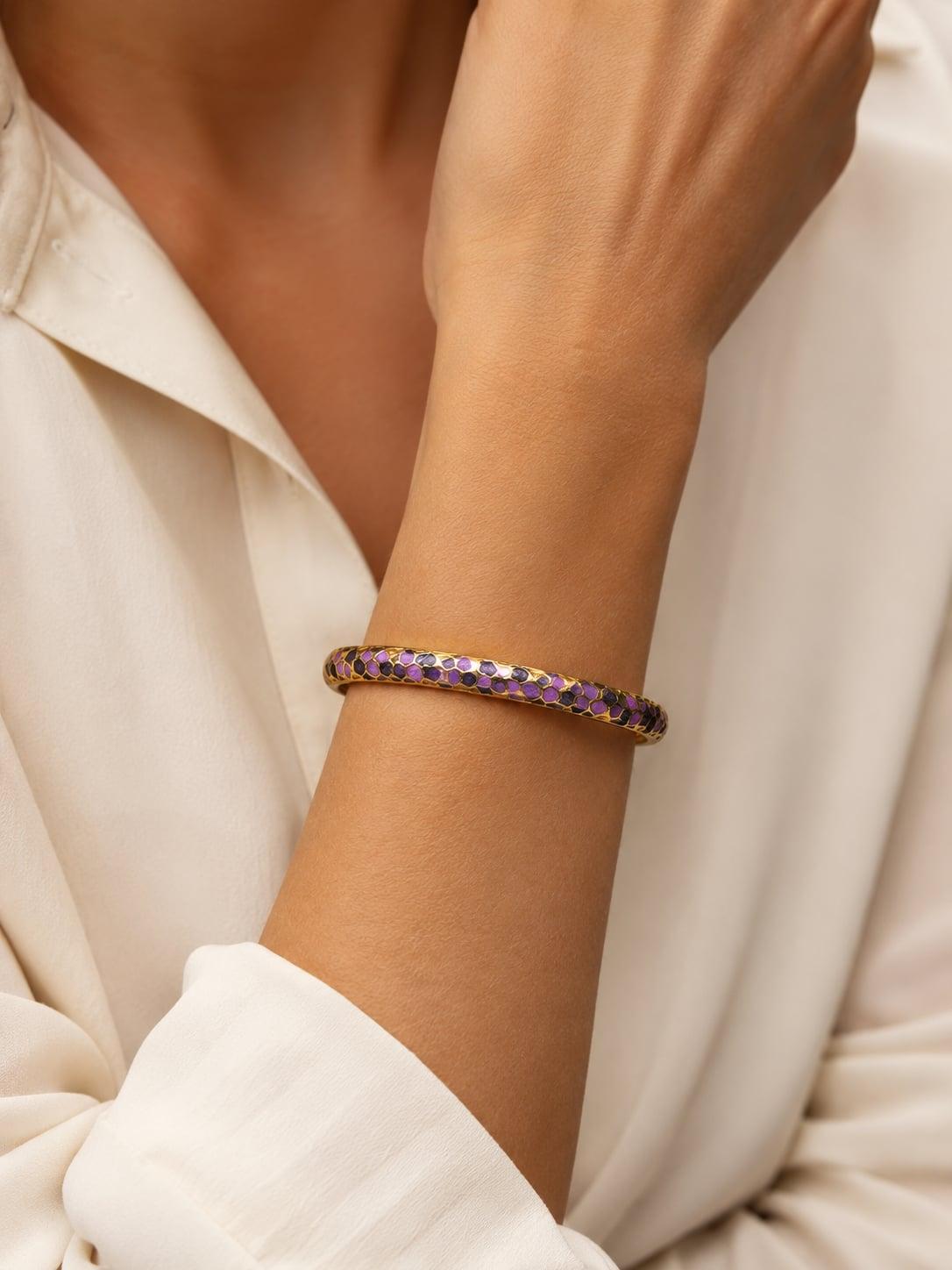 Bracelet Femme Cœur Pavé de Strass vue 2